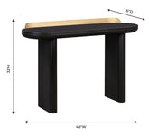 Braden Black Desk/Console Table Model: TOV-OC44056